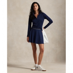 RALPH LAUREN Ladies' Golf Apparel Cable Motif A-Line Skort FW25-2753