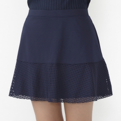 RALPH LAUREN Ladies' Golf Apparel 15 Inch Eyelet Panel Interlock Skort FW24-2807