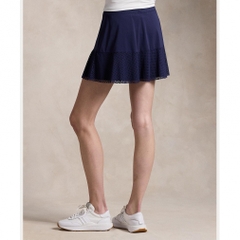RALPH LAUREN Ladies' Golf Apparel 15 Inch Eyelet Panel Interlock Skort FW24-2807