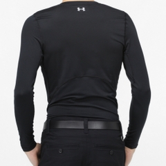 UNDER ARMOUR Men's Golf Wear HEATGEAR FITTED LONG SLEEVE V-NECK SHIRT 1371673