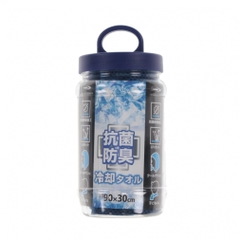 TIGORA Cool Towel Cooling Mesh Towel with Bottle, Antibacterial, Deodorizing, UV Cut 1730530004