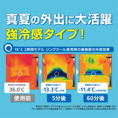 TIGORA Neck Cooler Ring Cool Sports 18 degrees - 1.5 hours