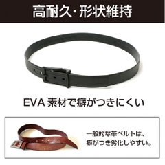 TIGORA Men's Golf Wear Belt Rubber Resin Water Repellent Sports TR-1A1300WHSD