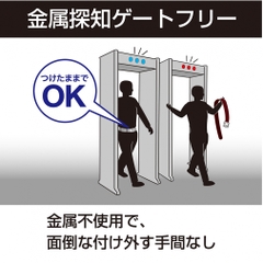 TIGORA Men's Golf Wear Belt Rubber Resin Water Repellent Sports TR-1A1300WHSD