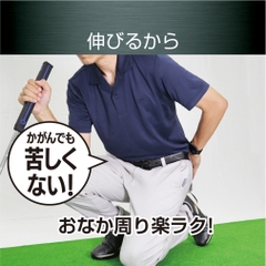 TIGORA Men's Golf Wear Stretch Belt Classic Metal Buckle Comfortable Stretch Rubber Water Repellent