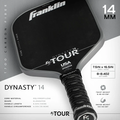 Vợt pickleball franklin DYNASTY FS TOUR 14mm