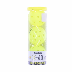 Bóng pickleball franklin X-40 OUTDOOR hộp 3 bóng