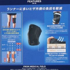 ZAMST Knee Support RK-1 Plus Left 382811, 382812, 382813, 382814