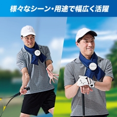 ZAMST Icing Ice Bag for Neck, Navy, Free Size 387000