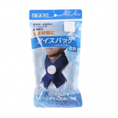 ZAMST Icing Ice Bag for Neck, Navy, Free Size 387000