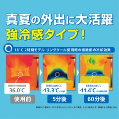 TIGORA Neck Cooler Ring Cool 18°C 2-Hour XL