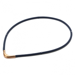 phiten RAKUWA Magnetic Titanium Necklace S-II with TOP Parts