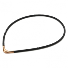 phiten RAKUWA Magnetic Titanium Necklace S-II with TOP Parts