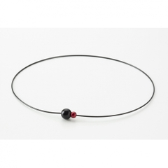 phiten RAKUWA Magnetic Necklace EXTREME Mirror Ball Twin