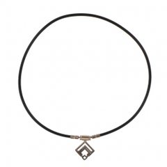 Colan Totte TAO Necklace Slim ARAN mini Champagne Gold x Ruby Red Lame