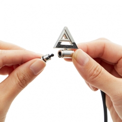 Colan Totte TAO Necklace A-original Silver x Black Lame