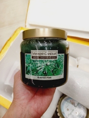 Hũ nến Yankee Candy mùi Cherry và winter pine 425g(đỏ,xanh)