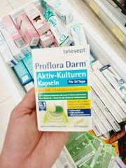 Viên uống hỗ trợ tiêu hóa Tetesept Proflora Darm Aktiv-Kulturen Kapseln hộp 24v.