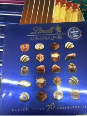 Socola Lindt mini pralines (3 mầu)