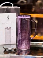 Bình nước thủy tinh Irris 1,5 lít màu tím