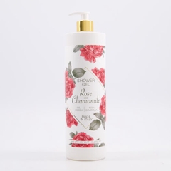 Sữa tắm Diamond Collection Rose and Chamomile tinh chất hoa hồng và cúc La Mã 1000ml Made in Italy