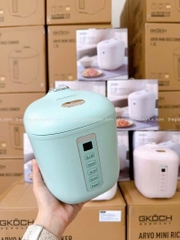 Nồi cơm điện Mini Gkock Arvo 1,2 lít màu xanh