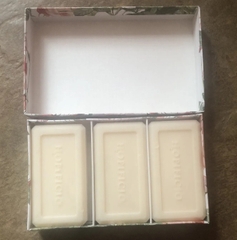 Set 3 bánh xà phòng cao cấp Ý Hopificio Firenze "Tuscany Roses" Luxury Italian Soap Set hương hoa hồng 450g