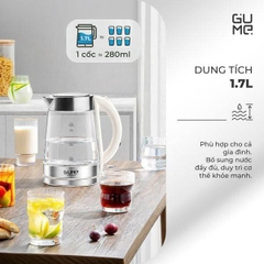 Ấm siêu tốc Gume GM-EK042 1,7 lít