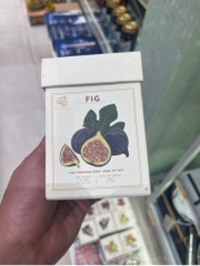 Hộp 3 bánh xà phòng thực vật cao cấp hương Vả Tây/Sung Mỹ (Fig Fine Vegetable Soap) của thương hiệu Alchimia Soap đến từ Ý.450g