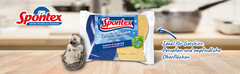 Miếng rửa chén bát Spontex (Túi 2 miếng)