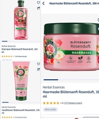 Dầu gội Herbel Essences 350ml (Hương hoa hồng)