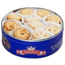 Hộp bánh quy Queen Danische cookies