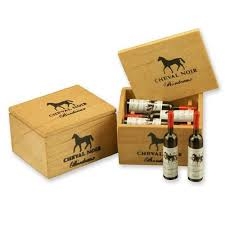 Set 6 chai rượu vang Cheval Noir