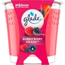 Nến thơm Glade Bubbly (Dâu & mâm xôi)