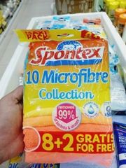 Set khăn lau đa năng Spontex (10c)