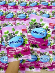 Viên ngậm không đường Mivolis holunder aronia 75g