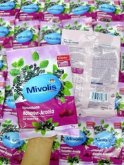 Viên ngậm không đường Mivolis holunder aronia 75g