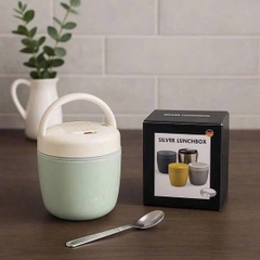 Cặp lồng giữ nhiệt Silver Đức 1.2L màu xanh