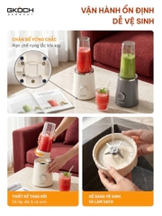 MÁY XAY ĐA NĂNG ĐỂ BÀN GKÖCH B25 mày ghi xám