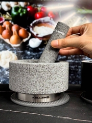 🇩🇪🇩🇪 Set Chày Cối đá Granite KELLER Đức màu Xám