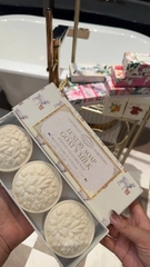Hộp 3 bánh xà phòng Luxury Soap Goat's Milk từ thương hiệu nổi tiếng Ý Saponificio Artigianale Fiorentino (3×125g)