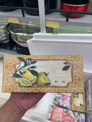 Hộp 3 bánh xà phòng hương chanh Lemon Scented Soaps của thương hiệu cao cấp Saponificio Artigianale Fiorentino đến từ vùng Tuscany, Ý(3×125g)