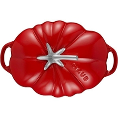 Nồi gang Staub hình quả cà chua màu đỏ Cherry 25cm (2,9l)