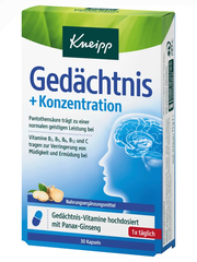 Viên bổ não Kneipp Gedacht + Konz (Hộp 30v)