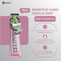 Kem đánh răng Marvis sensitive gums gentle mint
