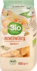 Mứt gừng hữu cơ Bio Ingwerwurfel 100g
