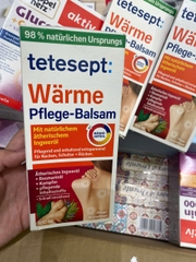 Gel xoa bóp Tetesept Warme Pflege-Balsam giảm đau cổ, vai, gáy 100ml