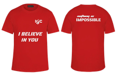 ÁO THUN - NOTHING IS IMPOSSIBLE - I BELIEVE IN YOU