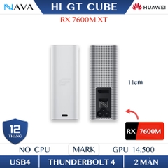 Egpu Huawei Wiko Hi GT Cube - RX 7600M XT 8GB - Card Đồ Họa Thunderbolt Tăng Tốc AI Gaming Render