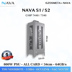 EGPU OSMETA NAVA S1 - S2 | Vỏ hoàn toàn bằng nhôm | Có thể kết nối với Thinkbook TGX